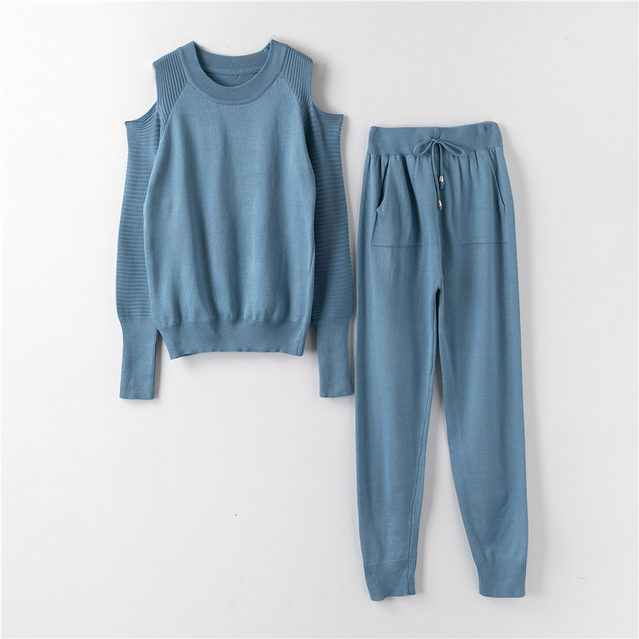 2021 New Fashion Women Sweater Customes Autumn Winter Pullovers Thick Soft Long Pant Knitted Sets Casual 2pcs Track Suits X4vb, Blue
2021 New Fashion Women Sweater Customes Autumn Winter Pullovers Thick Soft Long Pant Knitted Sets Casual 2pcs Track Suits X4vb, Blue