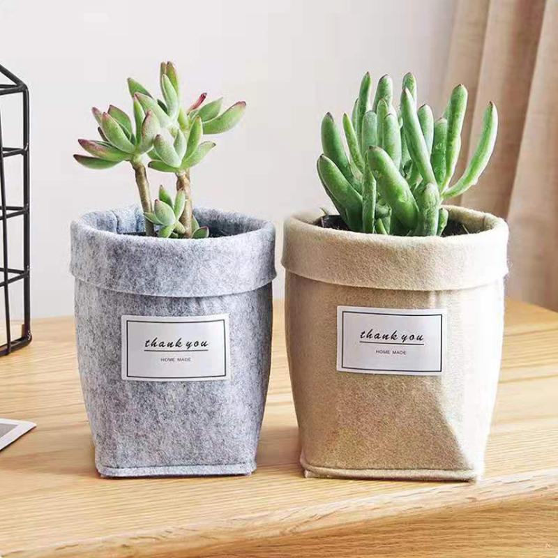 Nordic Plant Grow Bag Home Desktop Decoration Succulent Felt Pots Office Gardening Thick Flower Pots Garden Pot Garden Supplies
Nordic Plant Grow Bag Home Desktop Decoration Succulent Felt Pots Office Gardening Thick Flower Pots Garden Pot Garden Supplies
