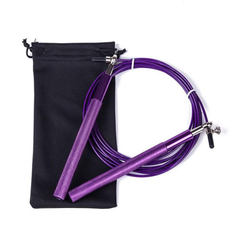 3m Purple Skipping Ropes Adjustable Fast Speed Aluminum Handle Jump Ropes Training Boxing Sports Exercises Supplies
3m Purple Skipping Ropes Adjustable Fast Speed Aluminum Handle Jump Ropes Training Boxing Sports Exercises Supplies