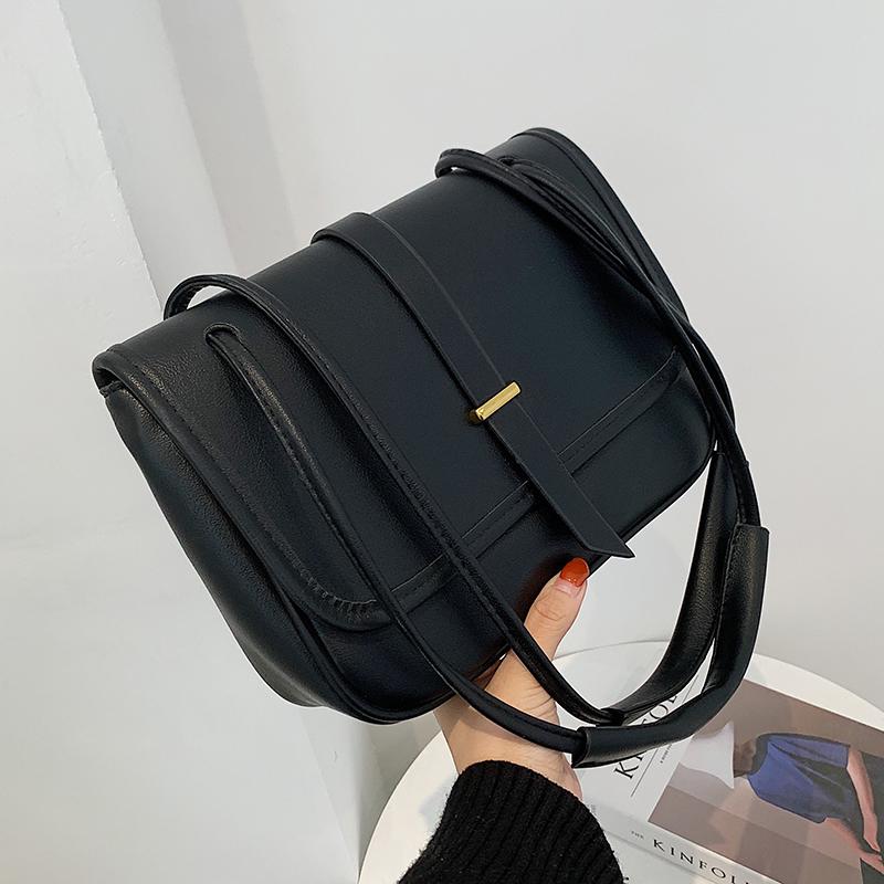 Soft Leather Flap Shoulder Bag Daily Lady Elegant Crossbody Handbag Casual Multi-layer Envelope Bag Solid Color Underarm Sac, Black
Soft Leather Flap Shoulder Bag Daily Lady Elegant Crossbody Handbag Casual Multi-layer Envelope Bag Solid Color Underarm Sac, Black