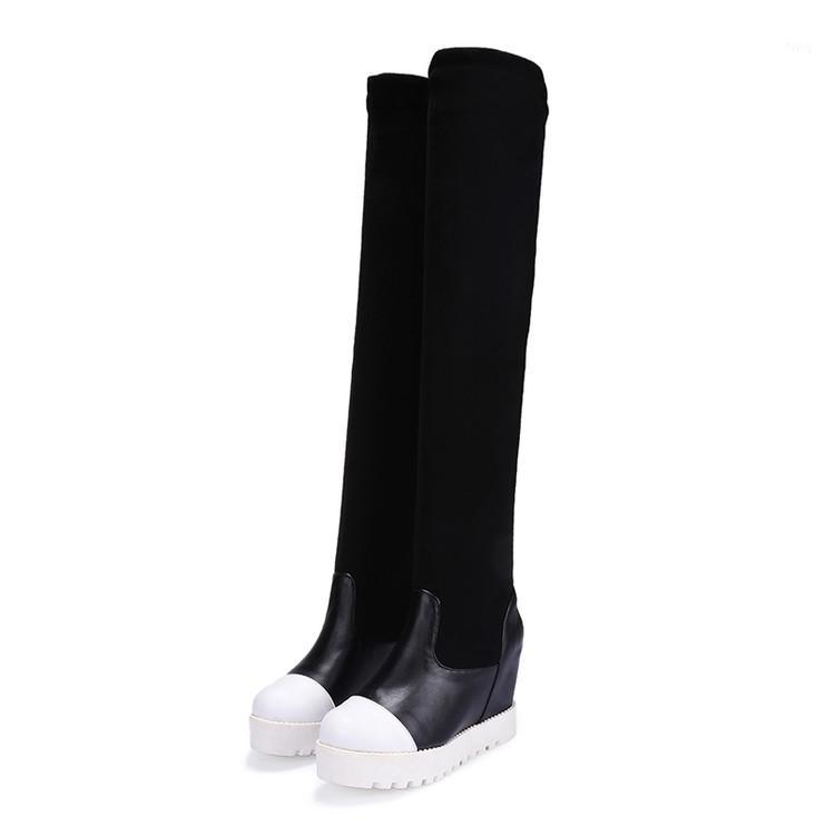 2020 Botas Mujer Big Size 34-43 brand Design Patch Color Over The Knee Boots Thick Sole Platform Slim Long Autumn Winter X25-251, Black
2020 Botas Mujer Big Size 34-43 brand Design Patch Color Over The Knee Boots Thick Sole Platform Slim Long Autumn Winter X25-251, Black