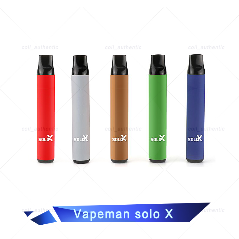 Original Vapeman Solo X Disposable Vape Pen 1500 puffs Strater Kits Vapeman Solo X Pre-filled Kit, Mixed randomly(faster)
Original Vapeman Solo X Disposable Vape Pen 1500 puffs Strater Kits Vapeman Solo X Pre-filled Kit, Mixed randomly(faster)