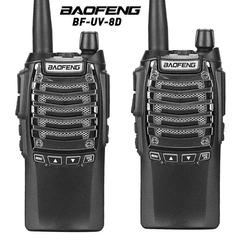2pcs New BaoFeng UV-8D Walkie Talkie Hand Free 8W Portable UHF 400~480MHZ Dual PRadio Two-Way Single Band Interphone
2pcs New BaoFeng UV-8D Walkie Talkie Hand Free 8W Portable UHF 400~480MHZ Dual PRadio Two-Way Single Band Interphone