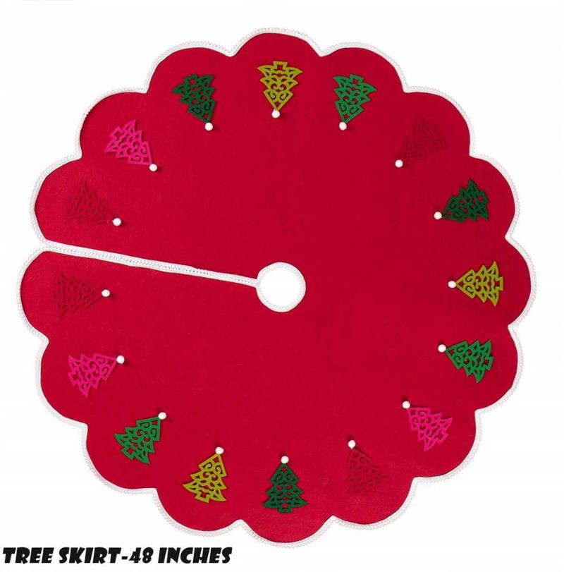 Christmas Tree Skirt Red Lace Pendant Non-Woven Tree Decorative Skirt for Shopping Malls Supermarkets Hotels Homes
Christmas Tree Skirt Red Lace Pendant Non-Woven Tree Decorative Skirt for Shopping Malls Supermarkets Hotels Homes