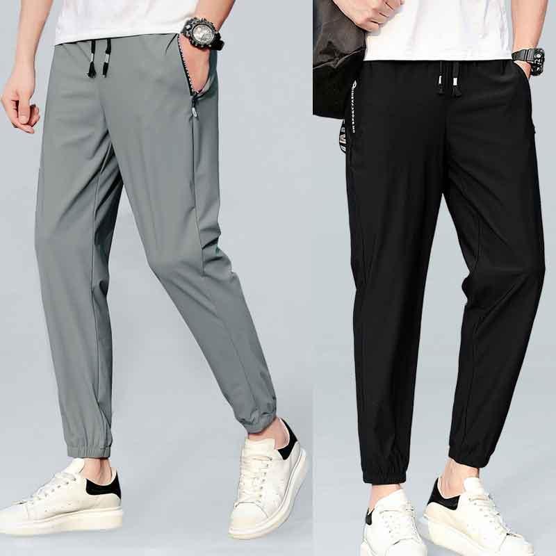 Men's Women's Sporty Pants Ice Silk Cool Summer Thin Trousers UVprotection Quick Dry Fishing Cycling Elastic Trousers Size -8XL, Black
Men's Women's Sporty Pants Ice Silk Cool Summer Thin Trousers UVprotection Quick Dry Fishing Cycling Elastic Trousers Size -8XL, Black