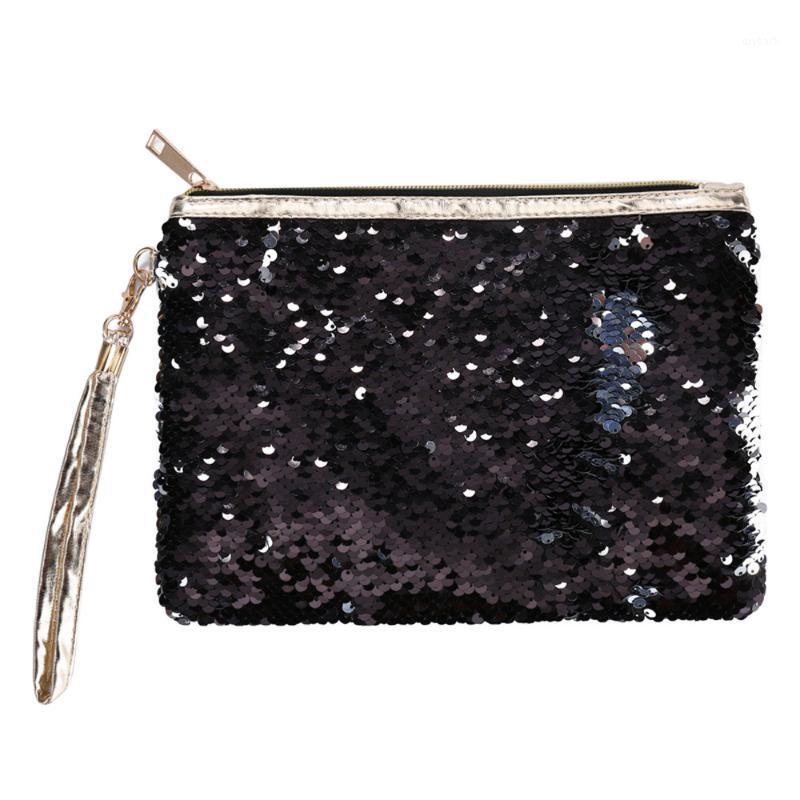 Makeup Bag Cosmetic Case Storage Beautiful Cosmetic Bag For Make Up Double Color Sequins Storage Ladies Purse Pouch K5201, Black
Makeup Bag Cosmetic Case Storage Beautiful Cosmetic Bag For Make Up Double Color Sequins Storage Ladies Purse Pouch K5201, Black