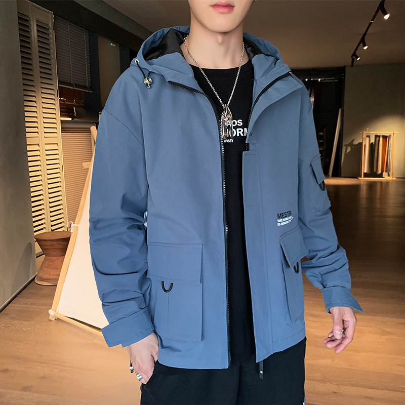 2021 The New Multi-pocket Zipper Autumn Casual Multicolored Male Jacket Warm Men's Clothes with Hoodie Winter Coat Hdhy, Gray-j127 light
2021 The New Multi-pocket Zipper Autumn Casual Multicolored Male Jacket Warm Men's Clothes with Hoodie Winter Coat Hdhy, Gray-j127 light
