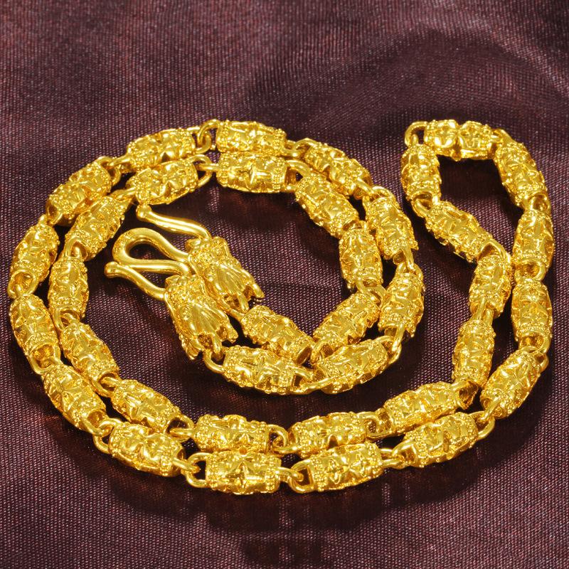 Delicate Vietnam Alluvial Gold Hollow Dragon Post Charms Necklace Fine Jewelry for Men
Delicate Vietnam Alluvial Gold Hollow Dragon Post Charms Necklace Fine Jewelry for Men