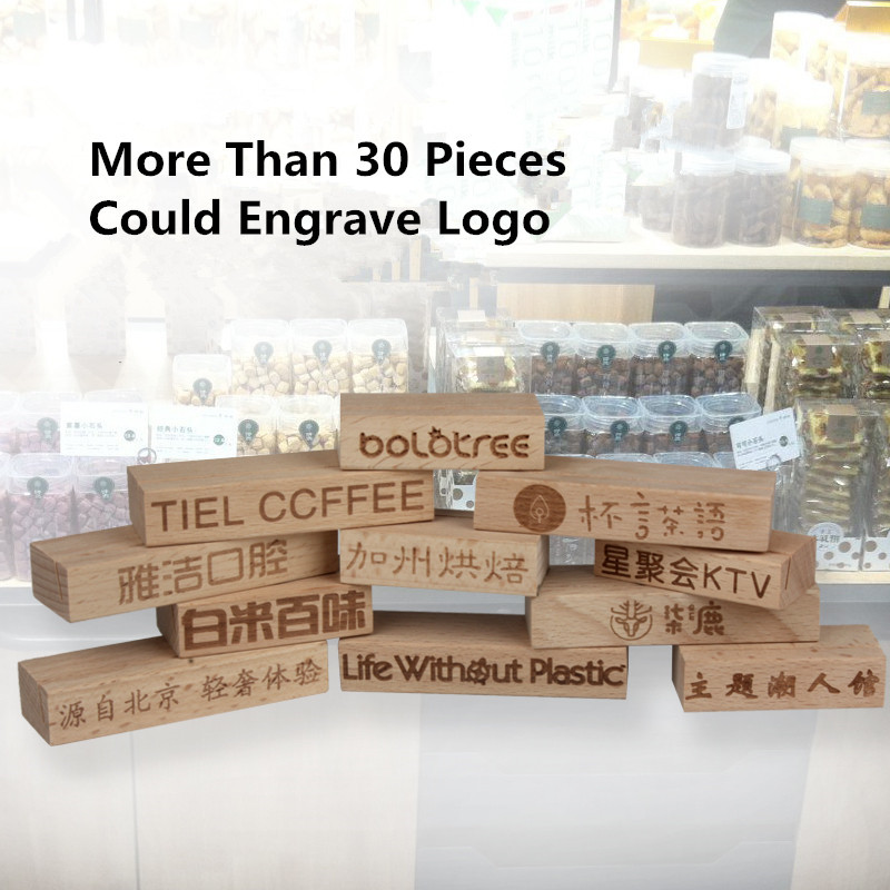 Wood Table Number Holders Wedding Display Stands Place Card Holder Great for Bar Menu Retail Sign Party and Events
