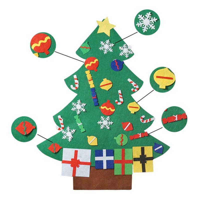 Diy Non Woven Felt Christmas Tree Kids Toys Xmas Tree Christmas 2020 Home Decoration Accessories New Year's Supplies
Diy Non Woven Felt Christmas Tree Kids Toys Xmas Tree Christmas 2020 Home Decoration Accessories New Year's Supplies