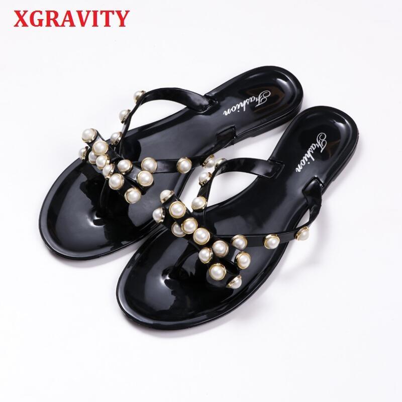 XGRAVITY Butterfly Knot Jelly Shoes Beach Ladies Fashion Summer Shoes Pearl Outdoor Flip Flops Woman Slippers Girl Sandals B0531, Khaki
XGRAVITY Butterfly Knot Jelly Shoes Beach Ladies Fashion Summer Shoes Pearl Outdoor Flip Flops Woman Slippers Girl Sandals B0531, Khaki