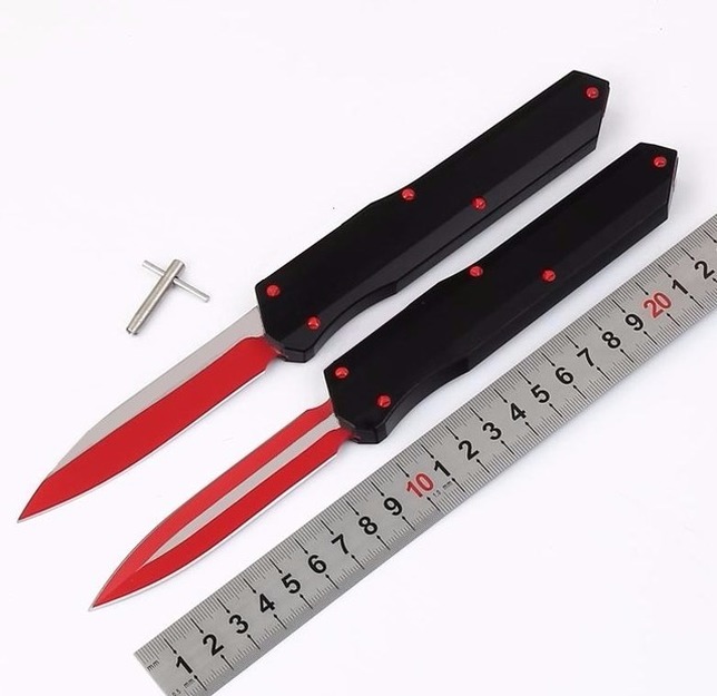 Munroe Apocalyptic Cyp Smoothing Handle Red D2 Double Action automatic auto Folding Edc Fishing Knife Hunting Knives Xmas Gift
Munroe Apocalyptic Cyp Smoothing Handle Red D2 Double Action automatic auto Folding Edc Fishing Knife Hunting Knives Xmas Gift