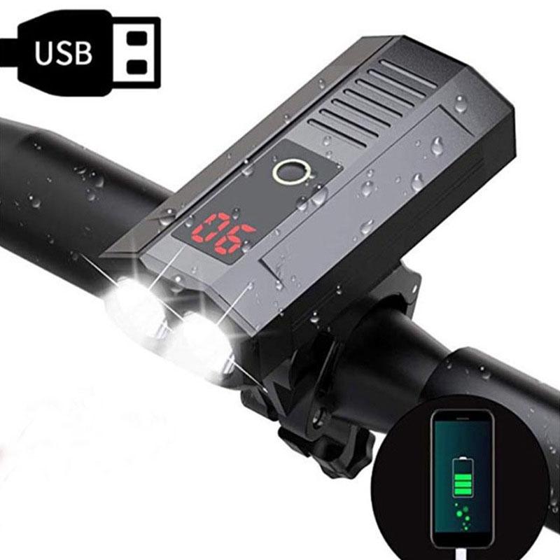 USB Rechargeable Bike Headlight Ultra Bright LED L2 Bike Front Light for Cycling for MTB Road
USB Rechargeable Bike Headlight Ultra Bright LED L2 Bike Front Light for Cycling for MTB Road