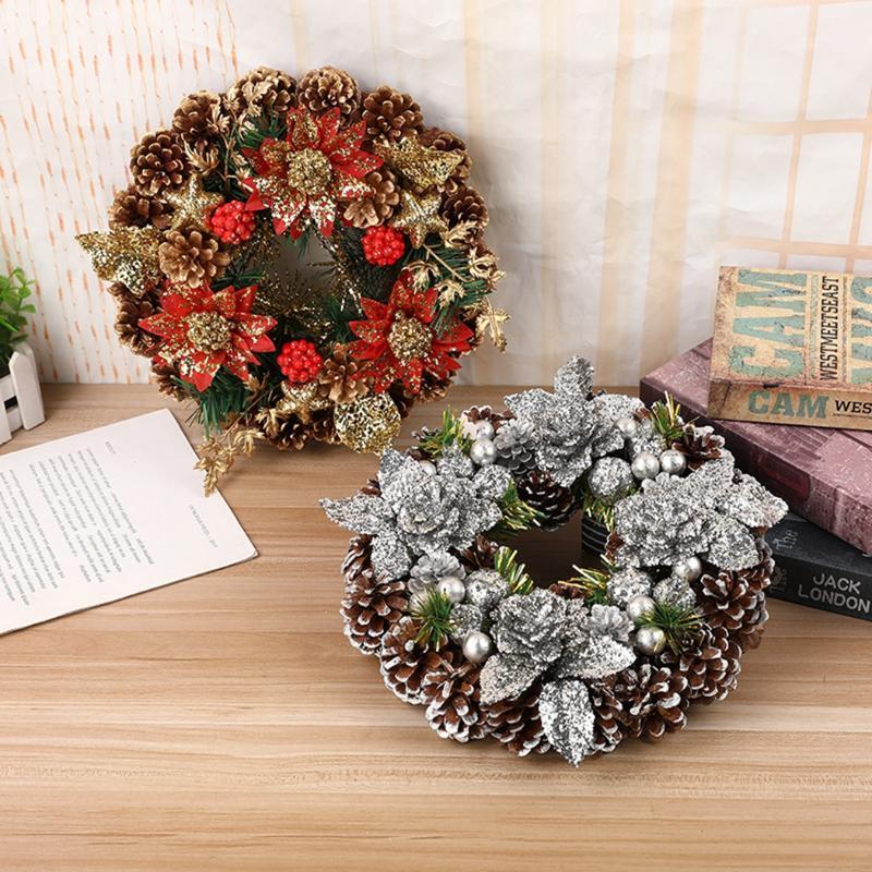 31cm Christmas Wreath Artificial Flowers Berry Pine Cone Handmade Christmas Tree Door Hanging Wreath New Year Decor1, Multi
31cm Christmas Wreath Artificial Flowers Berry Pine Cone Handmade Christmas Tree Door Hanging Wreath New Year Decor1, Multi
