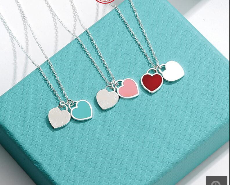 New Tiff s925 sterling silver pendant jewelry high-end craftsmanship, with official logo blue heart necklace wholesale
New Tiff s925 sterling silver pendant jewelry high-end craftsmanship, with official logo blue heart necklace wholesale