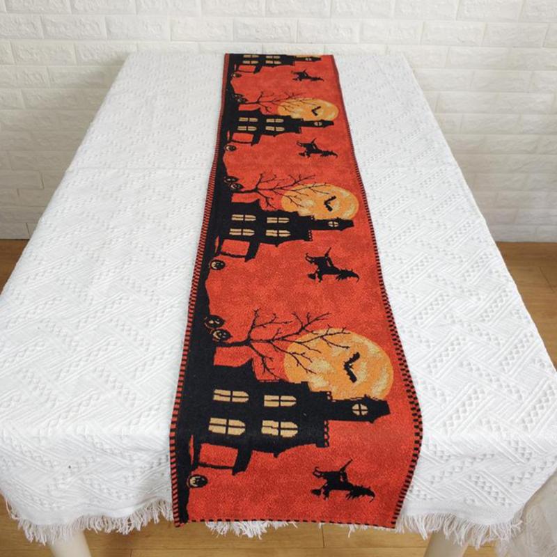 Funny Castle Table Flag Halloween Tablecloth Delicate Table Cover Decorative Runner for Home Party Kitchen Bar (33x180cm, As shown
Funny Castle Table Flag Halloween Tablecloth Delicate Table Cover Decorative Runner for Home Party Kitchen Bar (33x180cm, As shown