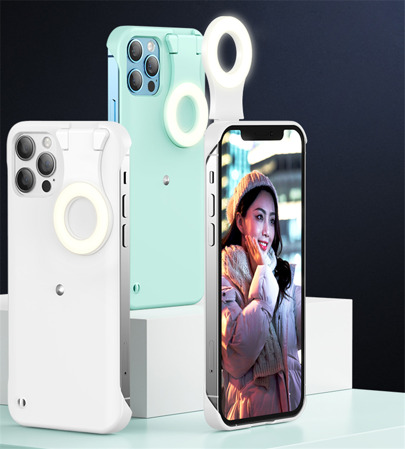 New Phone Case with Beauty LED Flash Light back cover for iPhone 12 mini Pro Max Mobile Phone Back Cover Cases
New Phone Case with Beauty LED Flash Light back cover for iPhone 12 mini Pro Max Mobile Phone Back Cover Cases