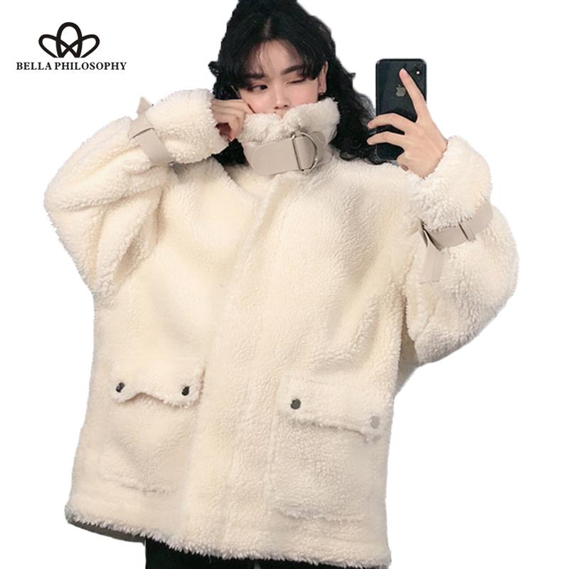 Bella philosophy Winter Thick Trendy Jackets Women Warm Faux Lambs wool Women Jacket Pocket Long Sleeve Ladies coats Outerwear, Army green
Bella philosophy Winter Thick Trendy Jackets Women Warm Faux Lambs wool Women Jacket Pocket Long Sleeve Ladies coats Outerwear, Army green