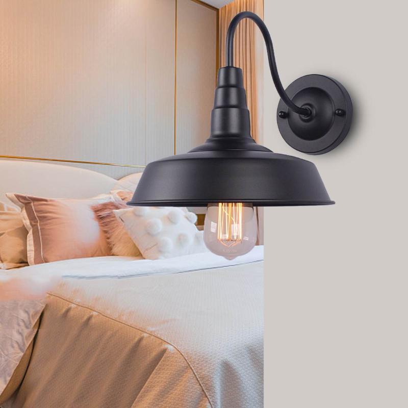 110-220V Vintage Loft Led Wall Lamp For Home Industrial Decor Retro Bathroom Lighting Iron Lampshade E27 Wall Light Fixtures
110-220V Vintage Loft Led Wall Lamp For Home Industrial Decor Retro Bathroom Lighting Iron Lampshade E27 Wall Light Fixtures