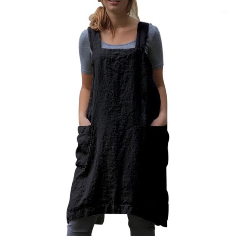 Women Washable Home Cooking Sleeveless Bib Apron Cleaning Chef With Pocket Baking Florist Solid Kitchen Pinafores Cotton Linen1
Women Washable Home Cooking Sleeveless Bib Apron Cleaning Chef With Pocket Baking Florist Solid Kitchen Pinafores Cotton Linen1