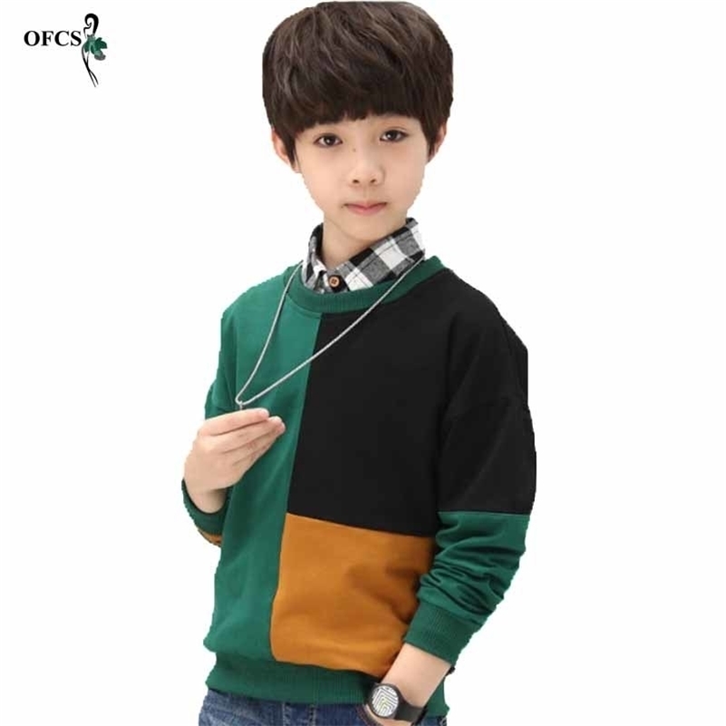 Retail New 5-16 Years Boy Sweater Casual Outwear Kids O Neck Autumn Winter Children's Clothing Boys Pullover Patchwork Sweaters 201109, Red
Retail New 5-16 Years Boy Sweater Casual Outwear Kids O Neck Autumn Winter Children's Clothing Boys Pullover Patchwork Sweaters 201109, Red