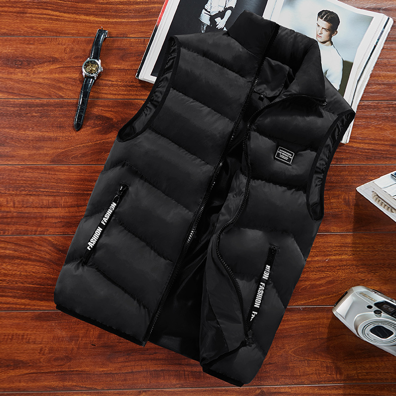 Fashion Mens Jacket Sleeveless Vest Spring Thermal Soft Vests Casual Coats Male Cotton Men's Vest Men Thicken Waistcoat 8XL 201120
