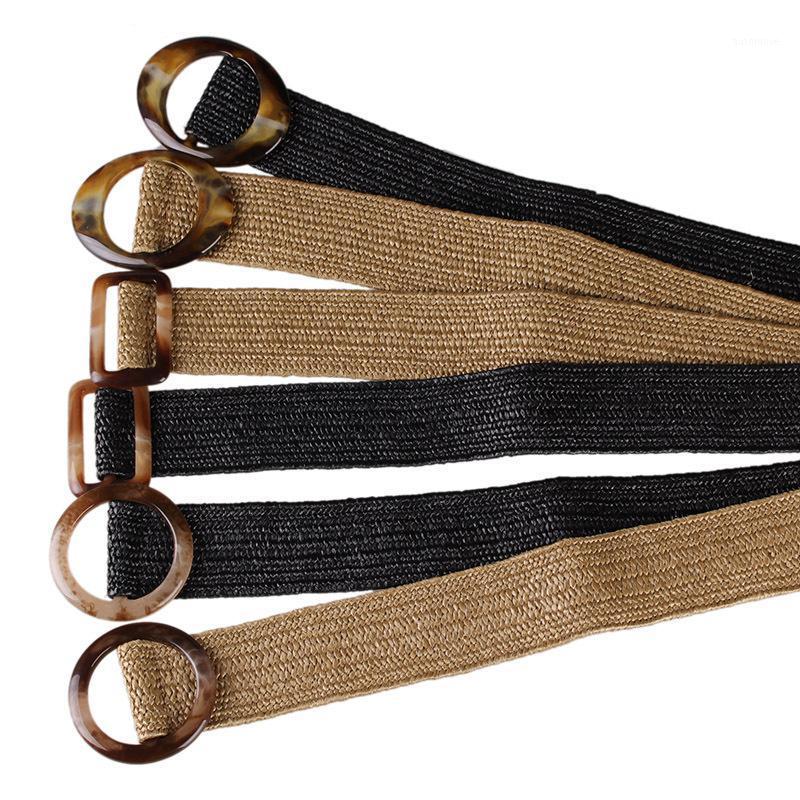 fashion Female belt braided elastic wide belt female oval buckle square buckle braid decoration no needle Women1, Black
fashion Female belt braided elastic wide belt female oval buckle square buckle braid decoration no needle Women1, Black