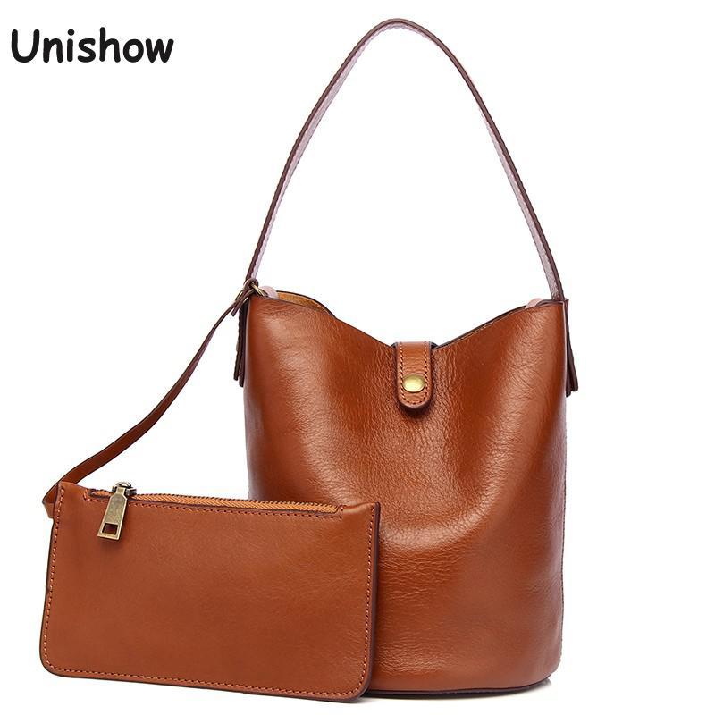 Genuine Leather Women Bucket Bag Small Lady Crossbody Bag Solid Casual Women Leather Shoulder Luxury Designer Lady Handbag, Black
Genuine Leather Women Bucket Bag Small Lady Crossbody Bag Solid Casual Women Leather Shoulder Luxury Designer Lady Handbag, Black