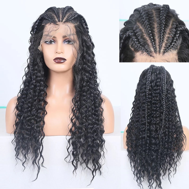 Full 180density cornrow braids curly wig Box Braids Wig Black/brown/blonde Heat Resistant Hair Synthetic Lace Front Wigs For Women, Yellow
Full 180density cornrow braids curly wig Box Braids Wig Black/brown/blonde Heat Resistant Hair Synthetic Lace Front Wigs For Women, Yellow