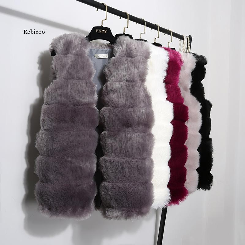 New Women Fashion Faux Fur Coat Winter Coat Female Waist Fur Gilet Women's Jacket Vest For Ladies
New Women Fashion Faux Fur Coat Winter Coat Female Waist Fur Gilet Women's Jacket Vest For Ladies
