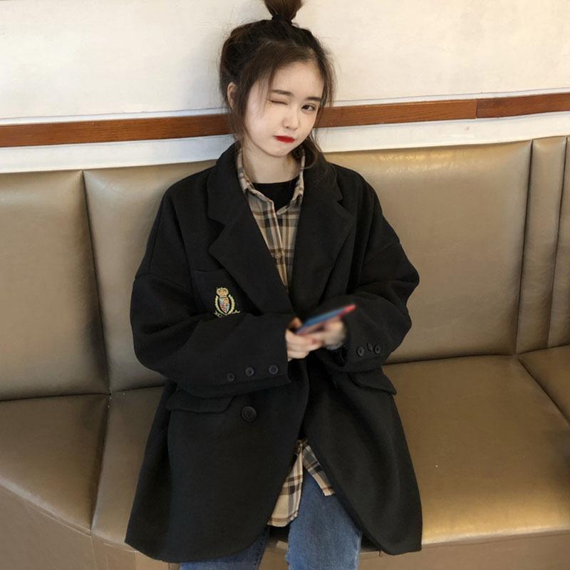 New Arrival Autumn Women' Clothing Loose College-Style Temperament Long-Sleeved Blazer Jacket Top
New Arrival Autumn Women' Clothing Loose College-Style Temperament Long-Sleeved Blazer Jacket Top