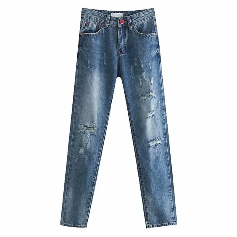 Katara Loose Broken Hole Bleached Jeans Women Fashion Casual Denim Pants Women Elegant Pockets Straight Jeans Female Ladies JL, Msdpa1455
Katara Loose Broken Hole Bleached Jeans Women Fashion Casual Denim Pants Women Elegant Pockets Straight Jeans Female Ladies JL, Msdpa1455