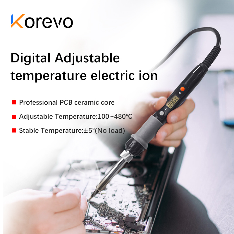 Soldering Iron 80W Adjustable Temperature Electric Solder Iron Rework Station Mini Handle Heat Pencil Welding Repair Tools
Soldering Iron 80W Adjustable Temperature Electric Solder Iron Rework Station Mini Handle Heat Pencil Welding Repair Tools
