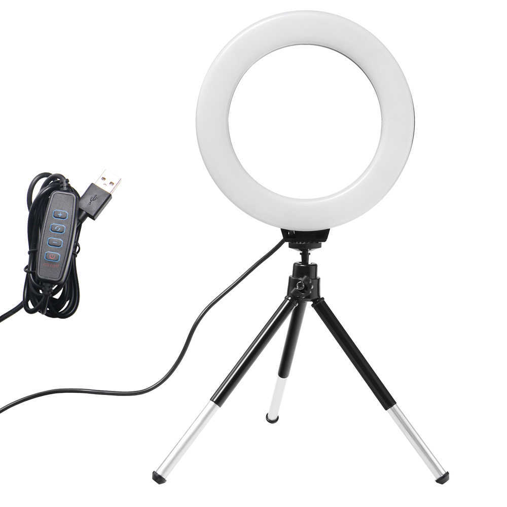6inch Selfie Desktop Ring Lighting LED Lamp with Tripod Stand Phone Holder for Live Stream Makeup Video Photography Studio
6inch Selfie Desktop Ring Lighting LED Lamp with Tripod Stand Phone Holder for Live Stream Makeup Video Photography Studio