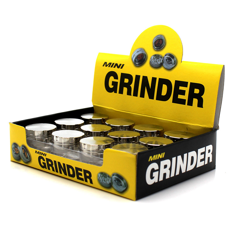 3*1.5cm Mini Herb Grinder Smoking Accessories 3 Layers Aluminium Alloy Metal Tobacco Grinders
3*1.5cm Mini Herb Grinder Smoking Accessories 3 Layers Aluminium Alloy Metal Tobacco Grinders