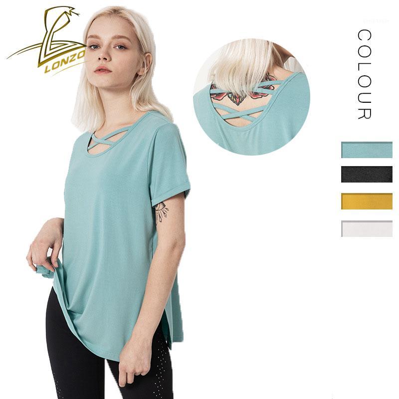 LONZO New sports tops women' loose loose short-sleeved fashion breathable quick-drying fitness yoga clothes LCP971, Black
LONZO New sports tops women' loose loose short-sleeved fashion breathable quick-drying fitness yoga clothes LCP971, Black
