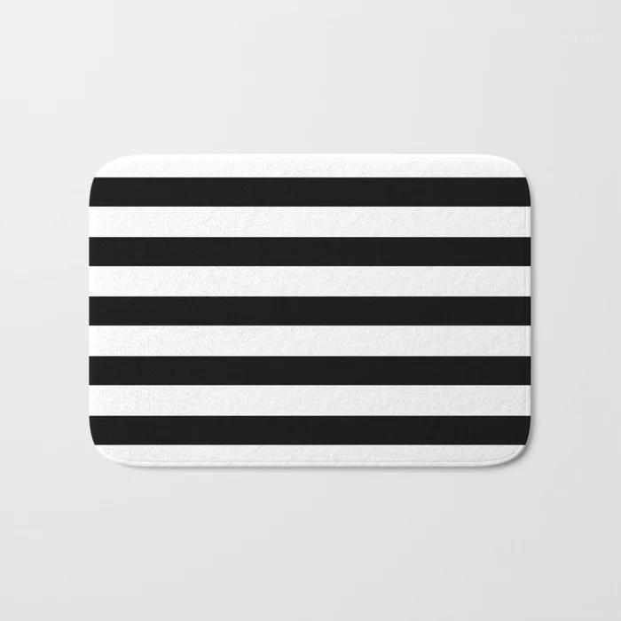 HOT Bathroom Rugs Midnight Black and White Stripes Bath Mat Flannel Absorbent Non Slip Doormat Entrance Door Bathroom Mat Set1
HOT Bathroom Rugs Midnight Black and White Stripes Bath Mat Flannel Absorbent Non Slip Doormat Entrance Door Bathroom Mat Set1