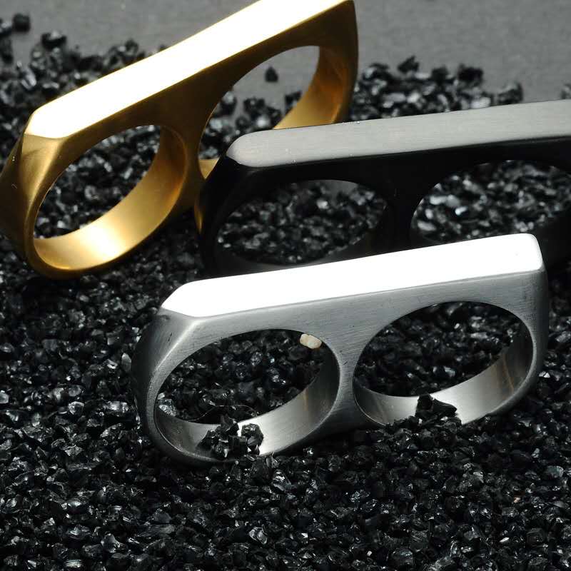 Two-finger brass joints, dust, gold, powerful destructive safety equipment, self-defense, self-defense, ring double ring, free shipping hot#
Two-finger brass joints, dust, gold, powerful destructive safety equipment, self-defense, self-defense, ring double ring, free shipping hot#