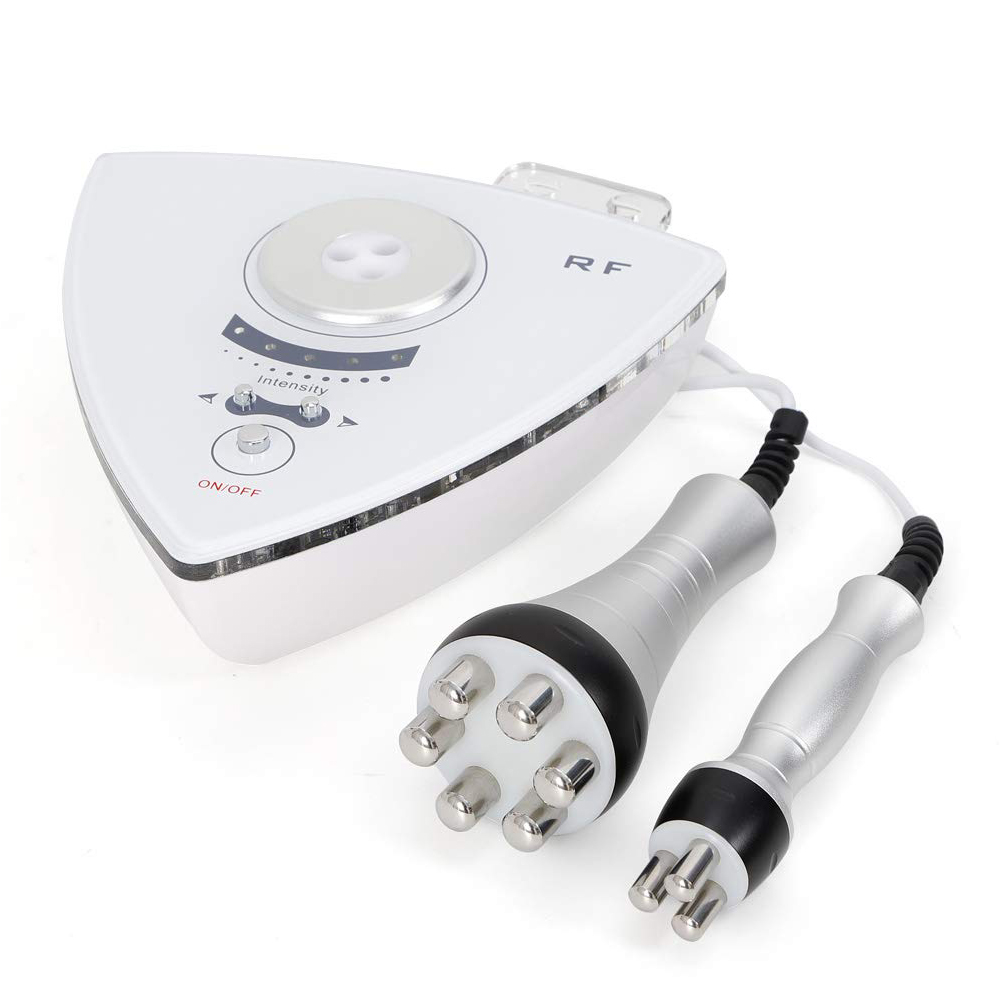 Mini 2-in-1 RF Radio Frequency Skin Tightening and Body Slimming Machine with 5MHz Fractional RF for Face Lifting and Stretch Mark Removal