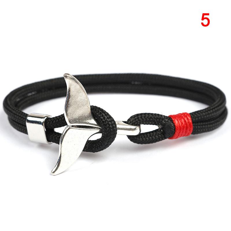 Men Women Camping Bracelet Fish Tail Shaped Nylon Rope Chain Bracelet Male Wrist Bands Anchor Fixed Design LXH
Men Women Camping Bracelet Fish Tail Shaped Nylon Rope Chain Bracelet Male Wrist Bands Anchor Fixed Design LXH