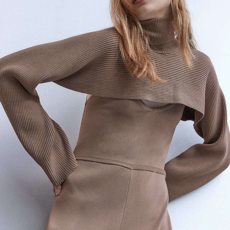 2021 New Quality Women Fashion Arm Warmers Knitted Sweater Vintage High Neck Long Sleeve Female Pullovers Chic Tops W1ae
2021 New Quality Women Fashion Arm Warmers Knitted Sweater Vintage High Neck Long Sleeve Female Pullovers Chic Tops W1ae