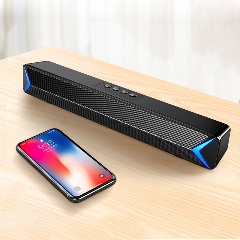 S13 TV Sound Bar AUX USB Wired and Wireless Bluetooth Home Theater FM Radio Surround SoundBar for PC TV Speaker for Computer
S13 TV Sound Bar AUX USB Wired and Wireless Bluetooth Home Theater FM Radio Surround SoundBar for PC TV Speaker for Computer