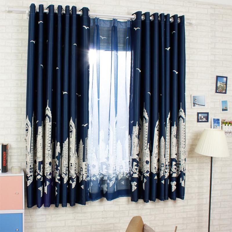 Modern Castle and Star Pattern Navy Blue Short Curtains for Living Room Bedroom Kichen Beauty Finished Window Drapes
Modern Castle and Star Pattern Navy Blue Short Curtains for Living Room Bedroom Kichen Beauty Finished Window Drapes