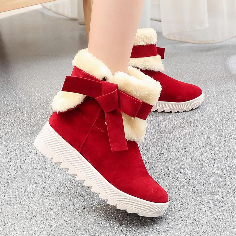 3Colour Hot Snow Boots 2020 Classic Heels suede Women Winter Boots Warm fur Plush Insole Ankle women shoes With Knot shoes, Black
3Colour Hot Snow Boots 2020 Classic Heels suede Women Winter Boots Warm fur Plush Insole Ankle women shoes With Knot shoes, Black