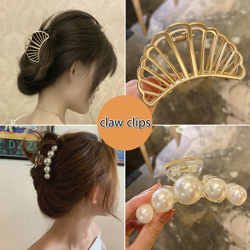 2020 Women Girls Sweet Elegant Pearl Alloy Hair Hair Crab Clamp Plastic Clip Claw Female Fashion Accessories
2020 Women Girls Sweet Elegant Pearl Alloy Hair Hair Crab Clamp Plastic Clip Claw Female Fashion Accessories