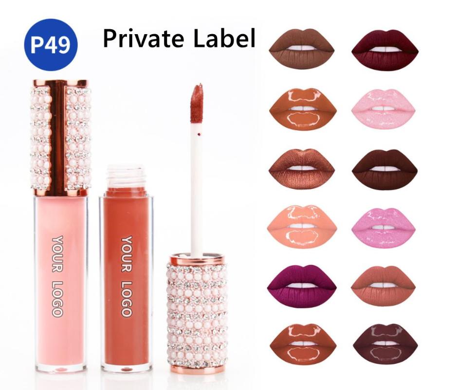 50pcs Private Label Lip Gloss Wholesale Luxury Diamond Pearl Tube Lipgloss Bulk Custom Liquid Lipstick Supplies, 50pcs printe logo
50pcs Private Label Lip Gloss Wholesale Luxury Diamond Pearl Tube Lipgloss Bulk Custom Liquid Lipstick Supplies, 50pcs printe logo