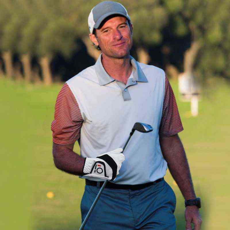 5 pcs Premium Cabretta Leather Golf Gloves Men Left Right Hand Rain Grip Wear Resistant Durable Flexible Comfortable 220111