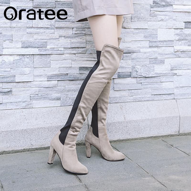 New Stretch Over The Knee Boots Womens High Heels Thigh High Boots Fall Winter Party Patchwork Dress Shoes Plus Size 34-431, Green
New Stretch Over The Knee Boots Womens High Heels Thigh High Boots Fall Winter Party Patchwork Dress Shoes Plus Size 34-431, Green