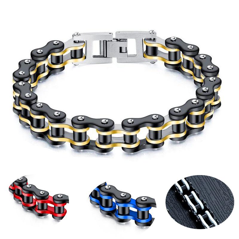 Stainless Steel Biker Chain Bracelet Mens Bracelet Link Chain Motorcycle Bicycle Style Bracelets Fashion Punk Bangles Jewelry
Stainless Steel Biker Chain Bracelet Mens Bracelet Link Chain Motorcycle Bicycle Style Bracelets Fashion Punk Bangles Jewelry