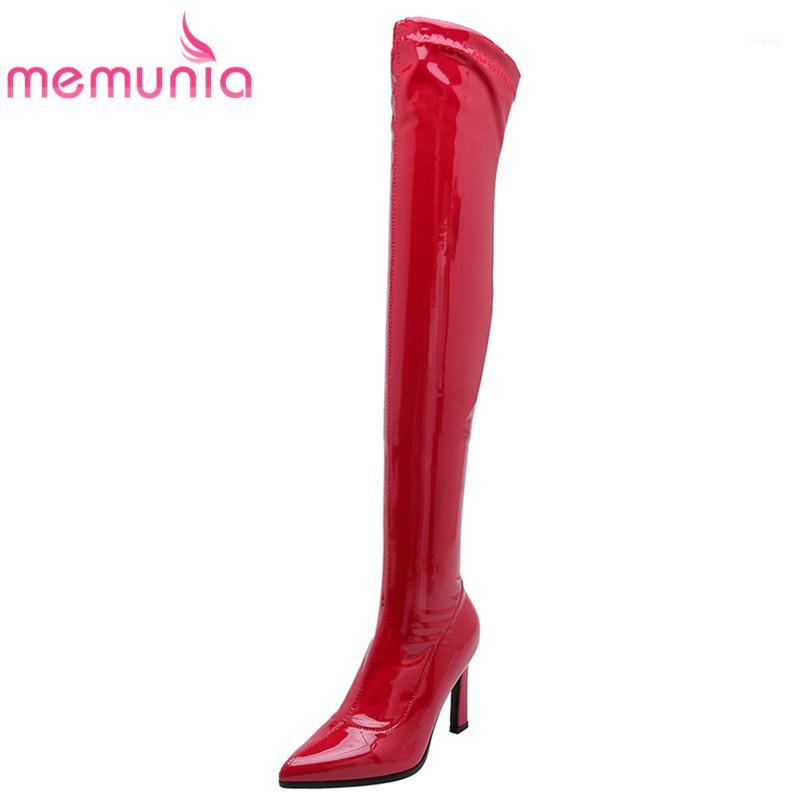 MEMUNIA 2020 Women Over The Knee High Boots Woman Slip on Winter Shoes Thin High Heel Pointed Toe Thigh Women Boots Size 34-431, Black
MEMUNIA 2020 Women Over The Knee High Boots Woman Slip on Winter Shoes Thin High Heel Pointed Toe Thigh Women Boots Size 34-431, Black
